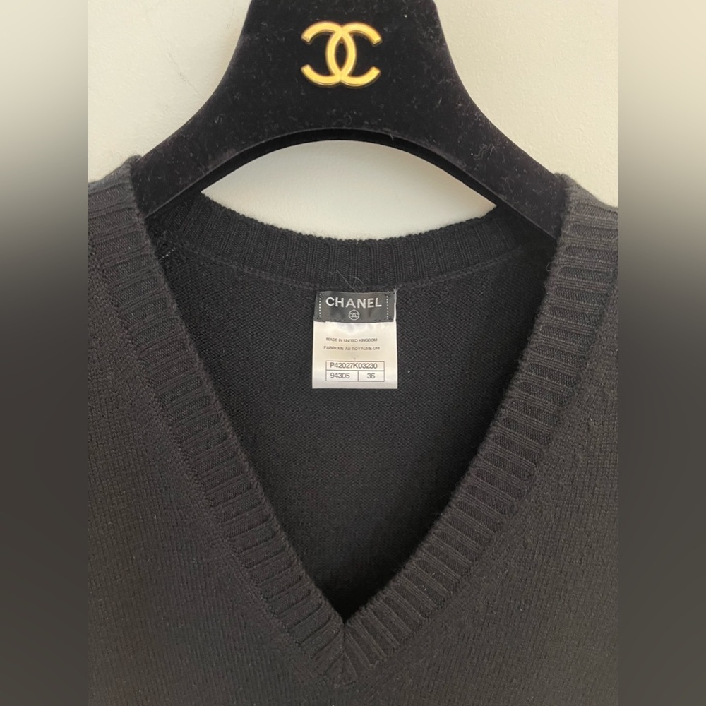 NWOT AUTHENTIC CHANEL CASHMERE DRESS - Picture 3 of 8